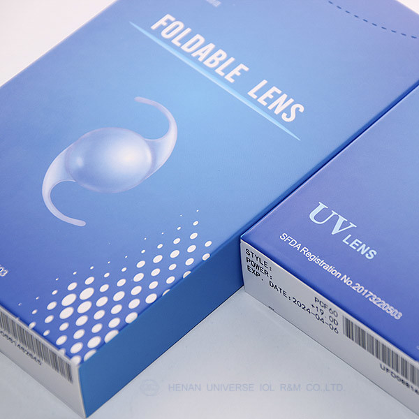 ISO13485 HEMA PMMA Foldable Intraocular Lens For Cataract Surgery