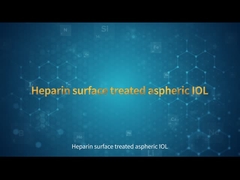 Heparin surface modified aspheric IOLs